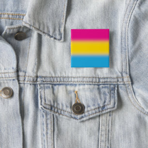 Gradient Pansexual Pride Flag – Colorful Pan Flag Button