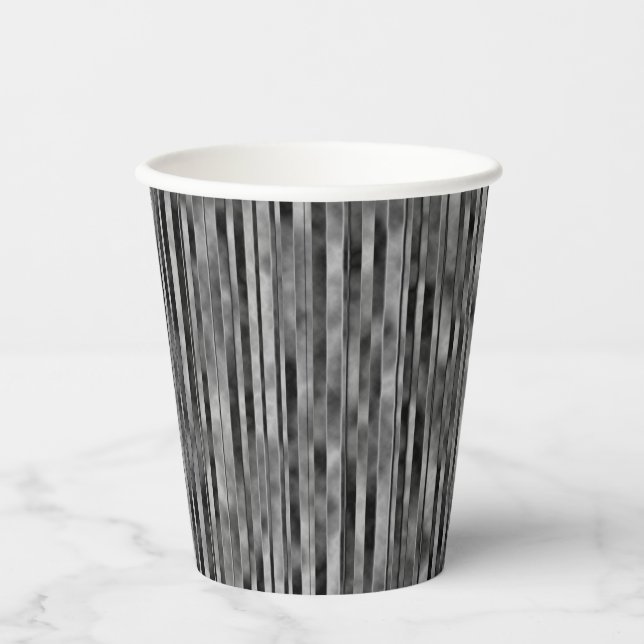 Gradient Pattern Overlay, Abstract, Lines, Foggy Paper Cups (Front)