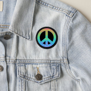 Gradient Peace Symbol Patch