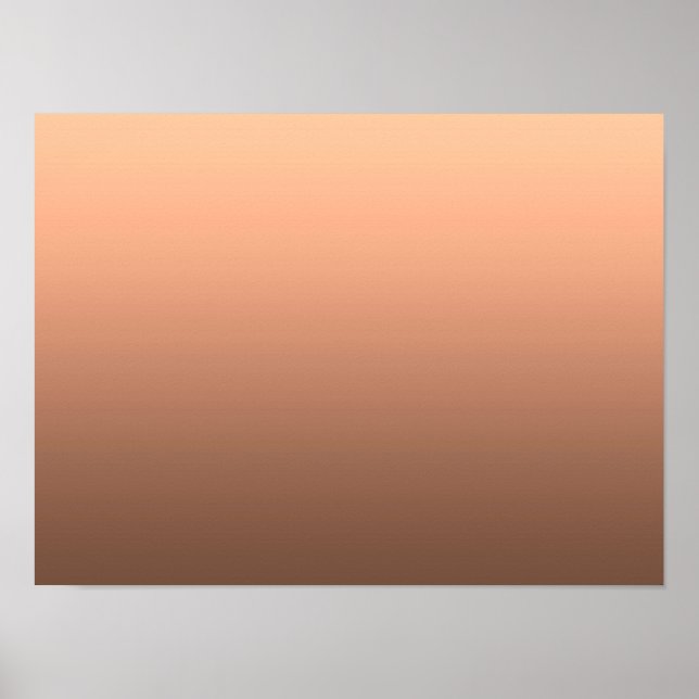 Gradient Peach - deep to light | Seasonal Moods |  Poster (Front)