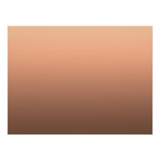 Gradient Peach - deep to light | Seasonal Moods |  Poster