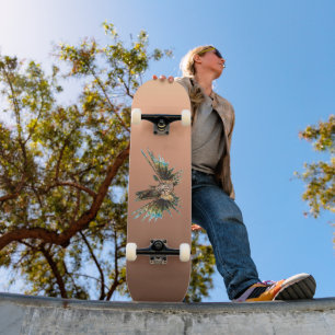 Gradient Peach - deep to light Seasonal Moods Skateboard