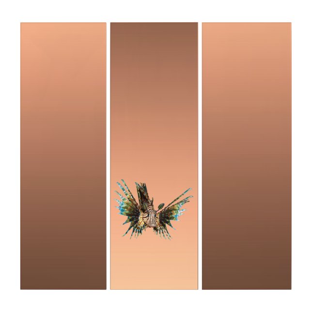 Gradient Peach - deep to light | Seasonal Moods |  Triptych (Front)