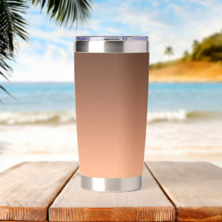 Gradient Peach - light to deep | Seasonal Moods | Insulated Tumbler