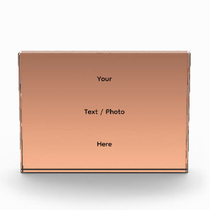 Gradient Peach - light to deep Seasonal Moods Photo Block