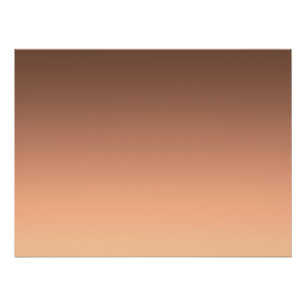Gradient Peach - light to deep Seasonal Moods Poster