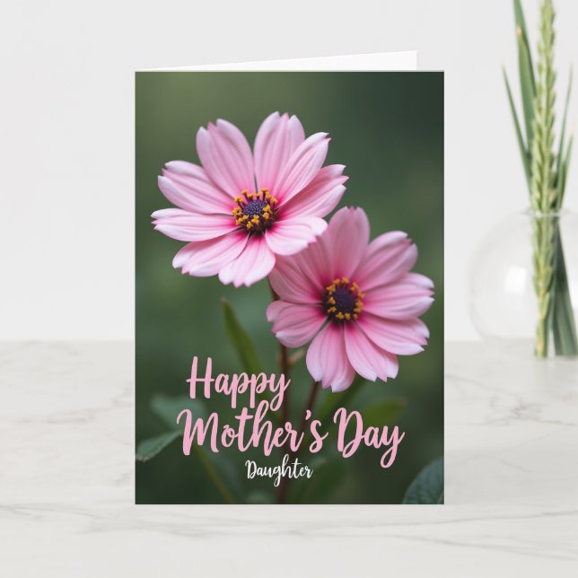 Gradient Petals Mothers Day Card (Front)