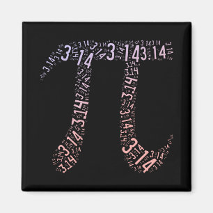 Gradient Pi Symbol Digits Math Happy Pi day Magnet