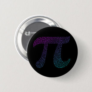 Gradient Pi Symbol Pi day Happy Pi day Math Button