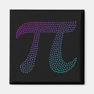 Gradient Pi Symbol Pi day Happy Pi day Math Magnet