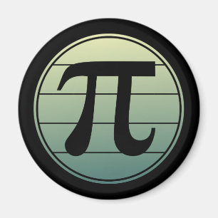 Gradient Pi Symbol Pi day Happy Pi day Math Magnet