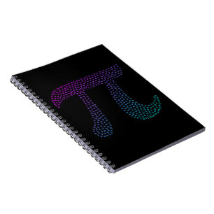 Gradient Pi Symbol Pi day Happy Pi day Math Notebook