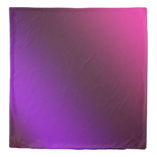 Gradient, pink-purple duvet cover