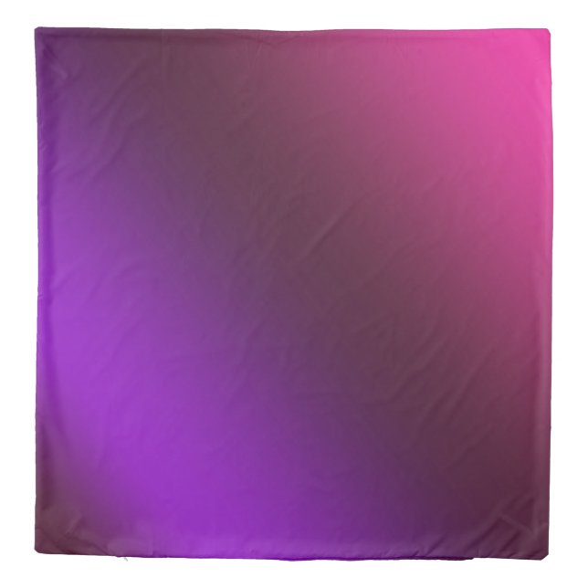 Gradient, pink-purple duvet cover (Back)