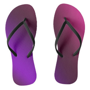 Gradient, pink-purple flip flops