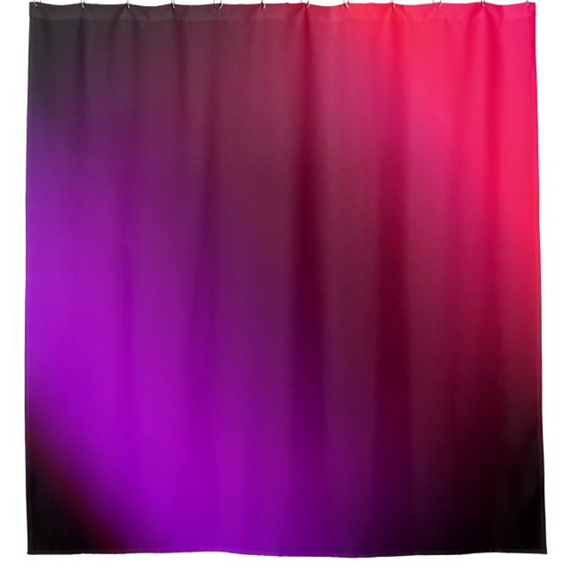 Gradient, pink-purple shower curtain (Front)