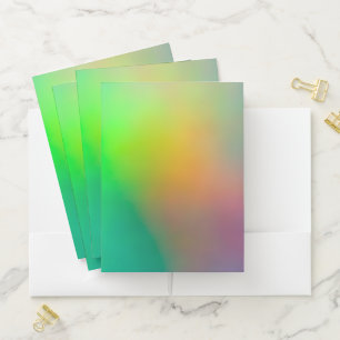 Gradient Pocket Folder