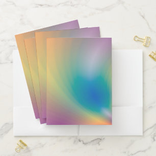 Gradient Pocket Folder