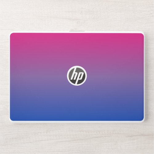 Gradient Pride Pattern Bi HP Laptop Skin