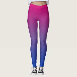 Gradient Pride Pattern: Bi Leggings