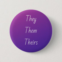 Gradient pronoun pin (They/them/theirs)