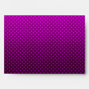 Gradient purple gray polka dots print abstract fe envelope