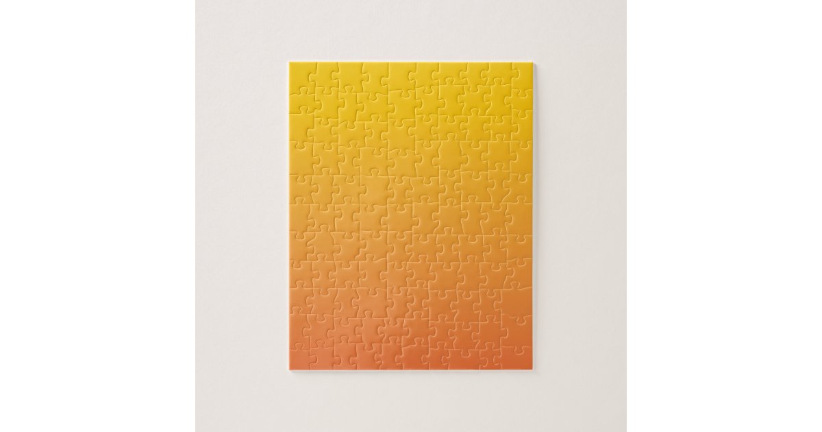 Gradient Puzzle Yellow to Orange