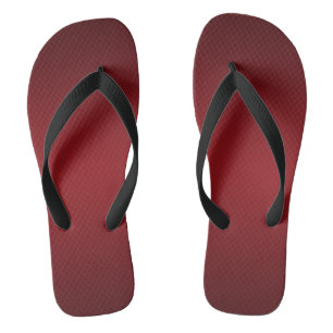 Gradient Red Burnt Henna Flip Flops