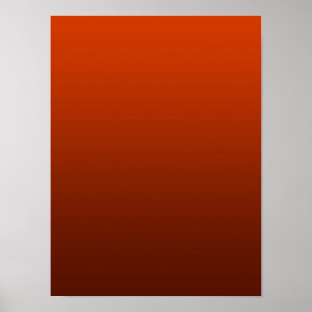 Gradient Red - deep to light | Mood Background |  Poster (Front)