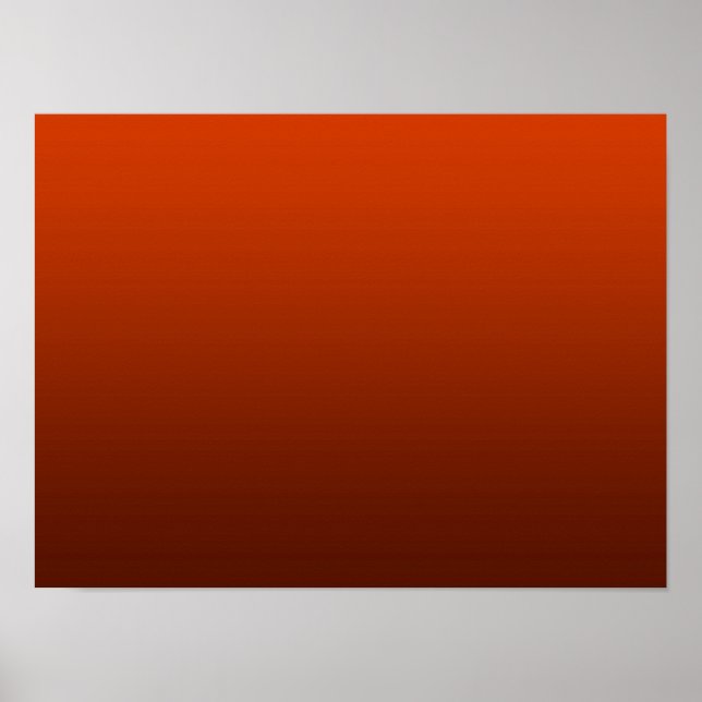 Gradient Red - deep to light | Mood Background | Poster (Front)