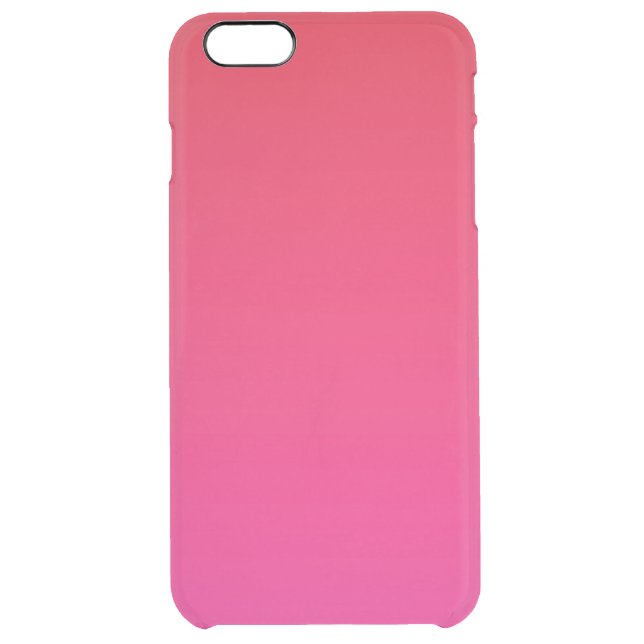Gradient: Red to Pink | iPhone Case (Back)
