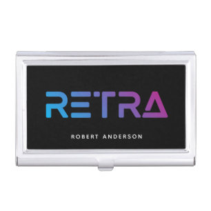 Gradient Retra Business Card Case