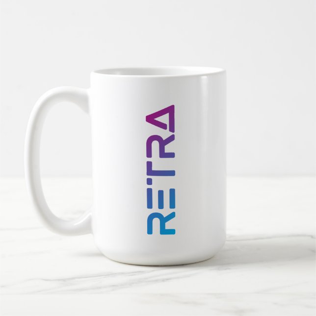 Gradient Retra Coffee Mug (Left)