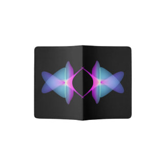 gradient shapes on black| futuristic pattern | passport holder