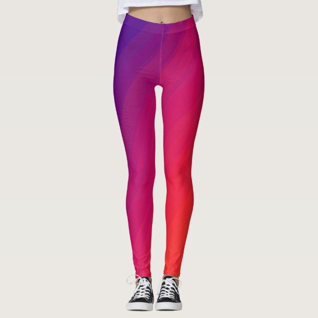 Gradient Solid Color Leggings (Front)