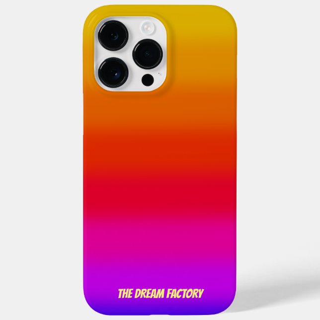 Gradient Stripe Monogram Case-Mate iPhone Case (Back)