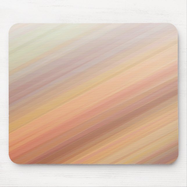 Gradient striped sunset orange brown earth tone  mouse pad (Front)