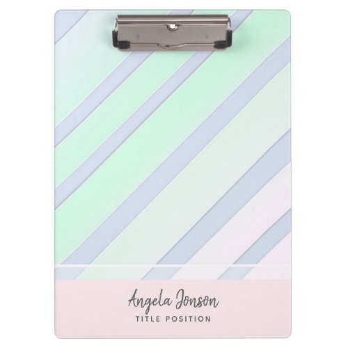 Gradient Stripes Clipboard