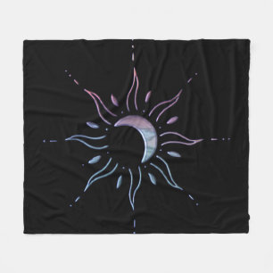 Gradient Sun Fleece Blanket