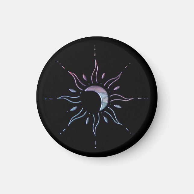 Gradient Sun Magnet (Front)