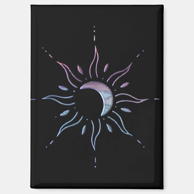 Gradient Sun Magnet (Front)