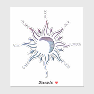 Gradient Sun Sticker