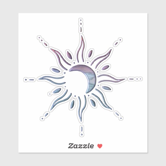 Gradient Sun Sticker (Sheet)