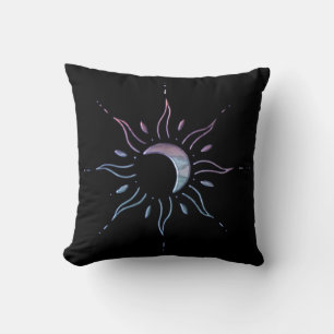 Gradient Sun Throw Pillow
