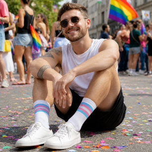 Gradient Trans Pride Socks