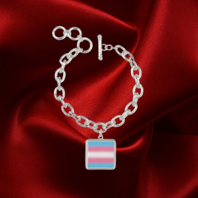 Gradient Transgender Pride Flag - Trans Flag Bracelet (Creator Uploaded)