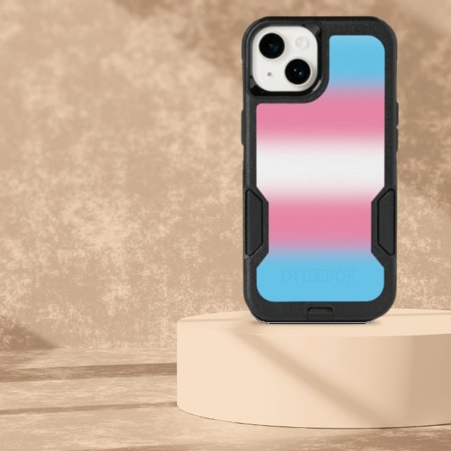 Gradient Transgender Pride Flag - Trans Flag Otterbox iPhone Case (Creator Uploaded)