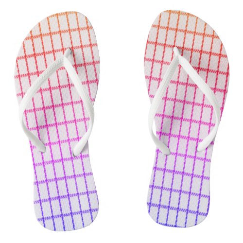 Gradient Tropical Checks Summer Sandal Flip Flops 