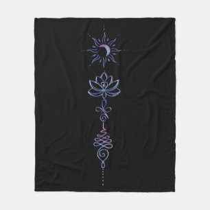 Gradient Unalome Group Fleece Blanket