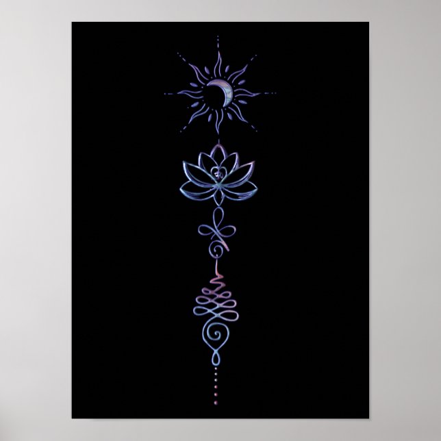 Gradient Unalome Group  Poster (Front)